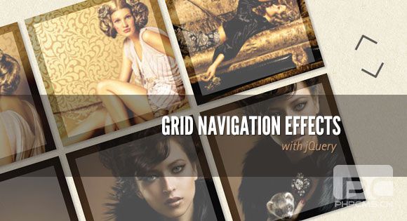 GRID NAVIGATION EFFECTS WITH JQUERY